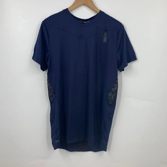 Spyder Men's Breathable Quick Dry Stretch SPM203 Athletic T-Shirt Size M‎ NWT - Picture 1 of 12